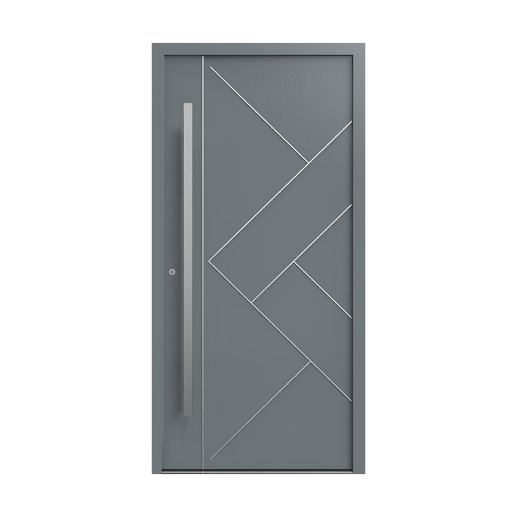 Household European Mosaic Steel Wood Door