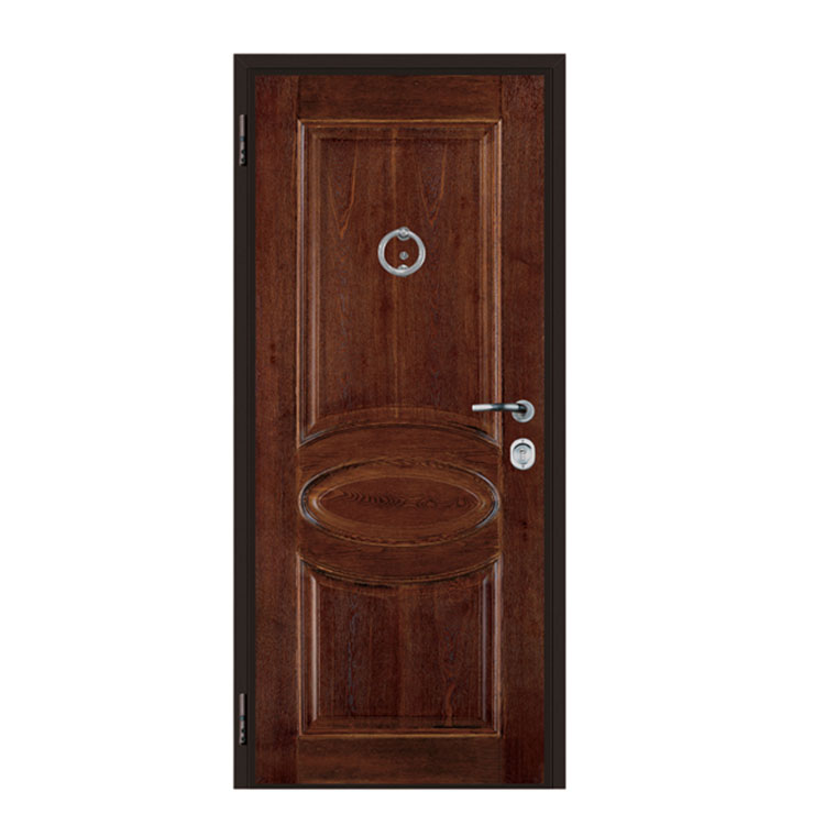 Italian Steel Double-sided Wood Door