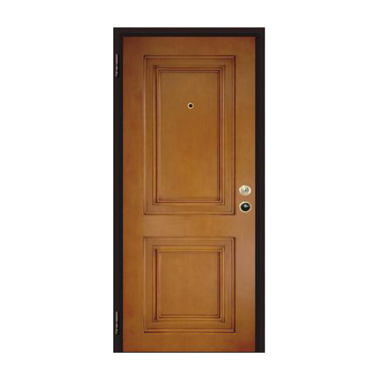 Italian Steel Double-sided Wood Armored Door