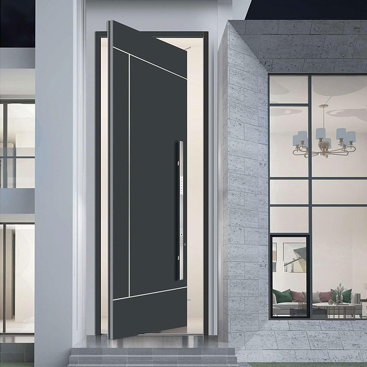 Main Entrance with Glass Revolving Door