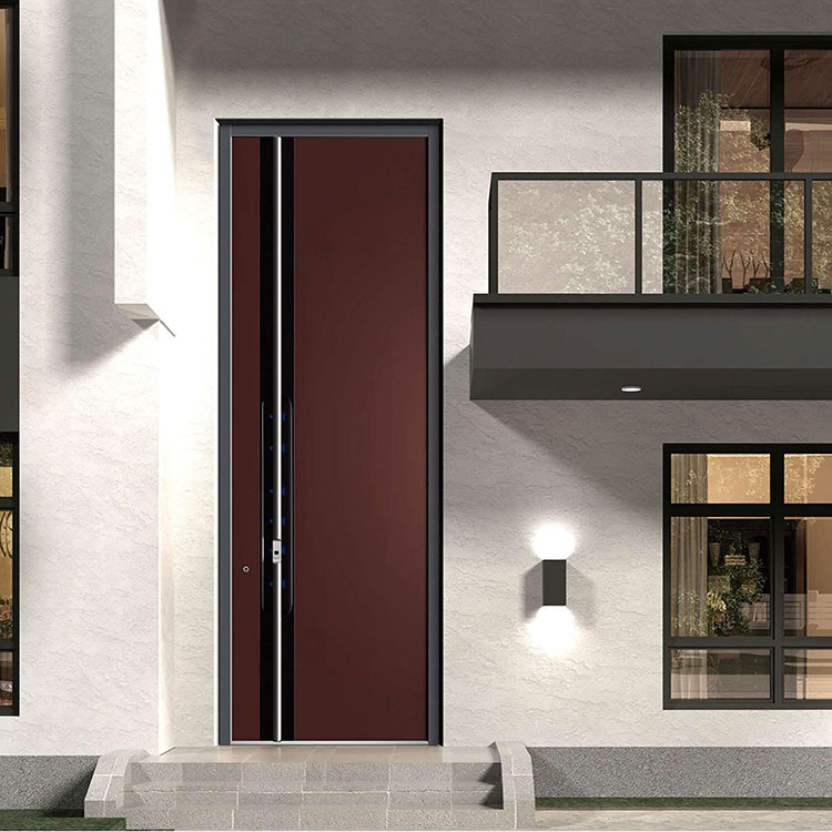 Outdoor Villa Door Steel Slab Off-axis Door