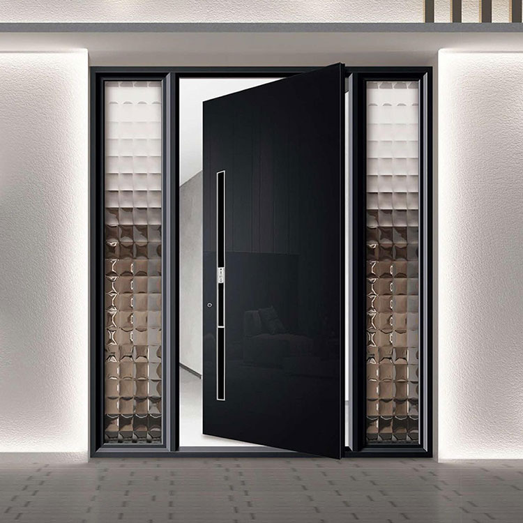 Main Entrance Revolving Door with Steel Slab